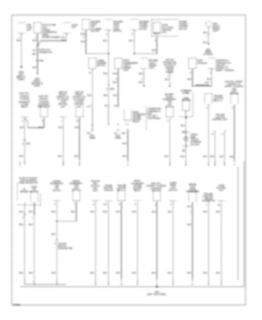 Ground Distribution Wiring Diagram 3 of 5 for Honda Ridgeline RTL 2012