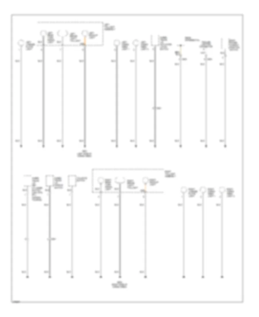 Ground Distribution Wiring Diagram (5 of 5) for Honda Ridgeline RTL 2012
