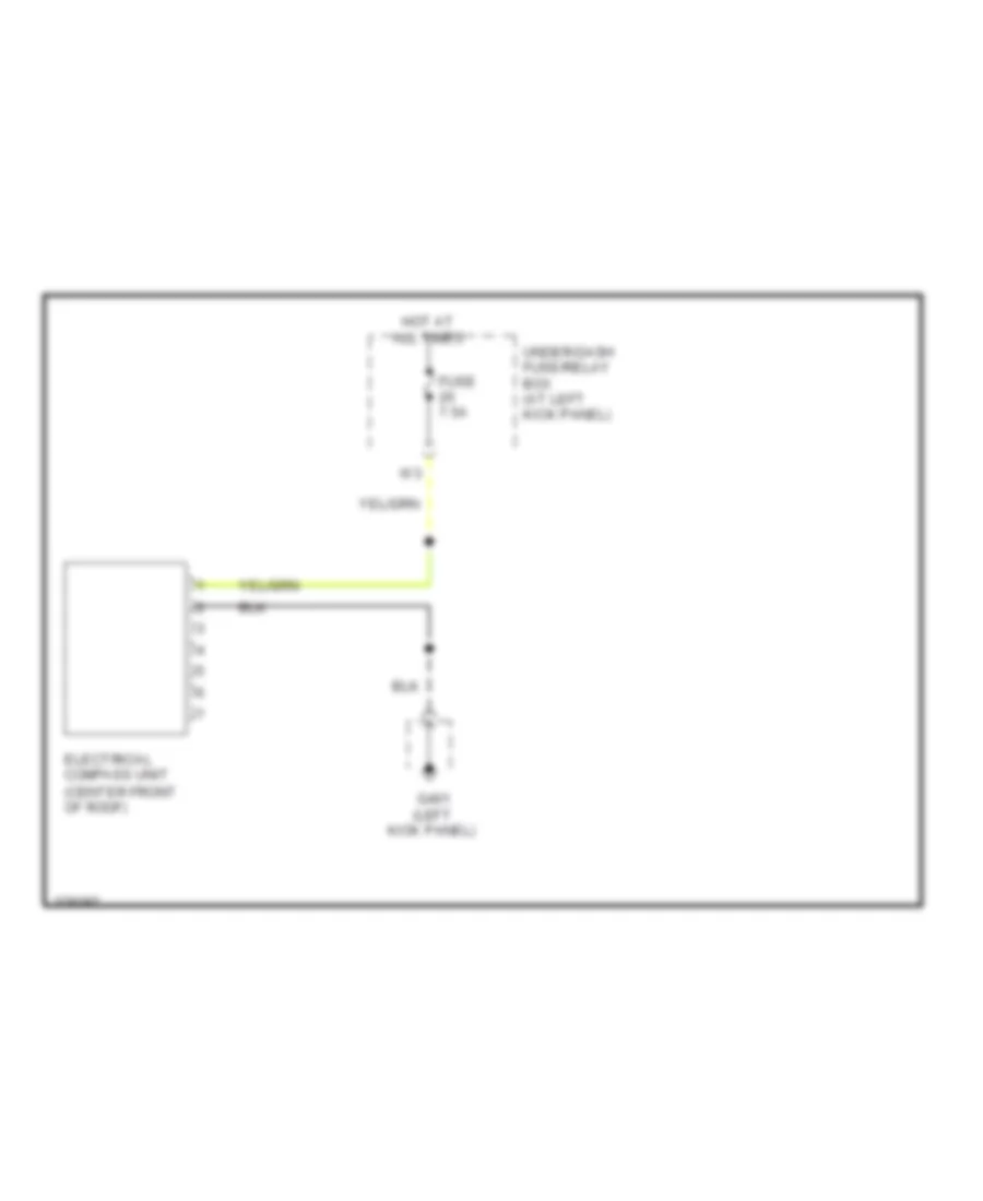 Compass Wiring Diagram for Honda Ridgeline RTL 2012
