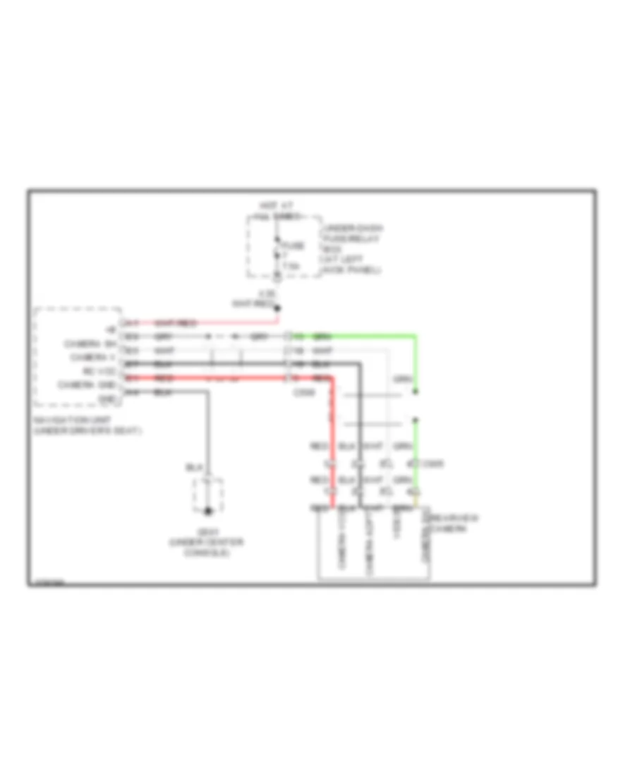 Rear Camera Wiring Diagram for Honda Ridgeline RTL 2012