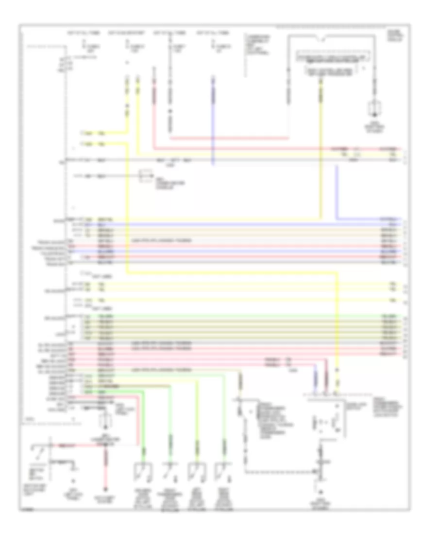 Power Door Locks Wiring Diagram 1 of 3 for Honda Ridgeline RTL 2012