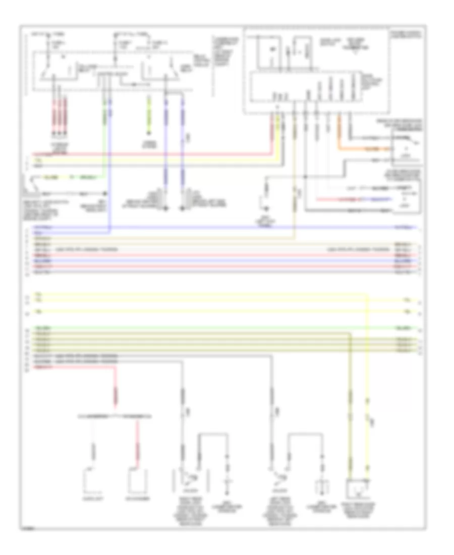 Power Door Locks Wiring Diagram (2 of 3) for Honda Ridgeline RTL 2012