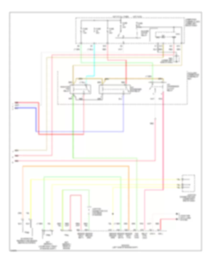 Manual A C Wiring Diagram 2 of 2 for Honda Fit 2009