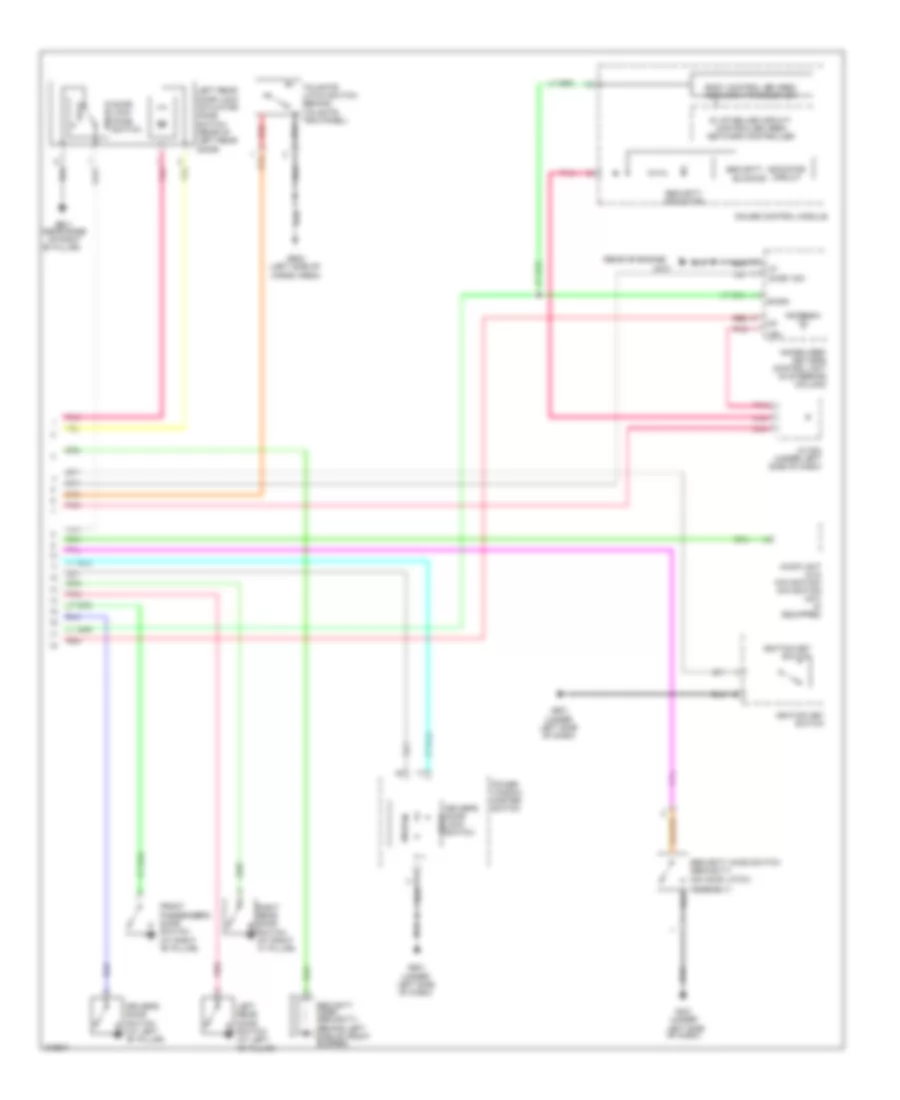 Forced Entry Wiring Diagram (2 of 2) for Honda Fit 2009