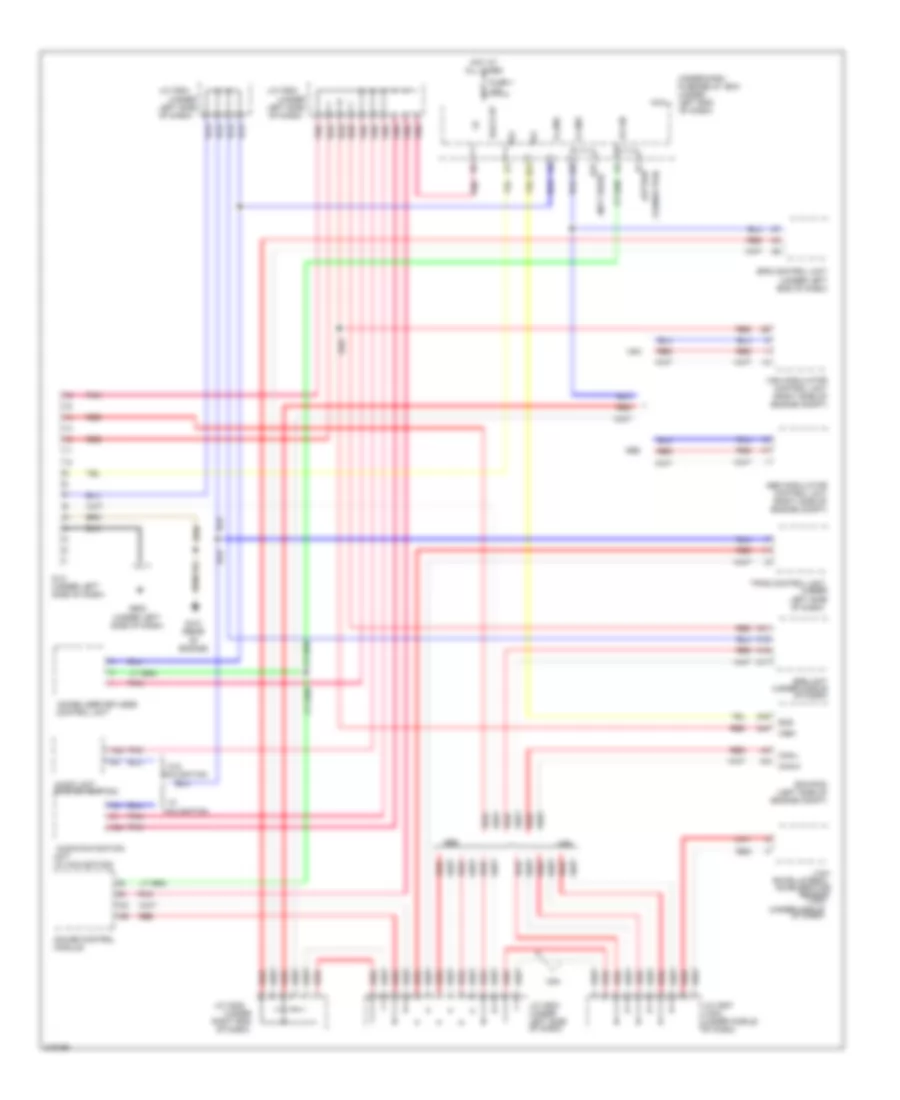 Computer Data Lines Wiring Diagram for Honda Fit 2009