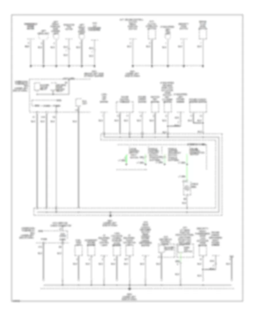 Ground Distribution Wiring Diagram 2 of 3 for Honda Fit 2009