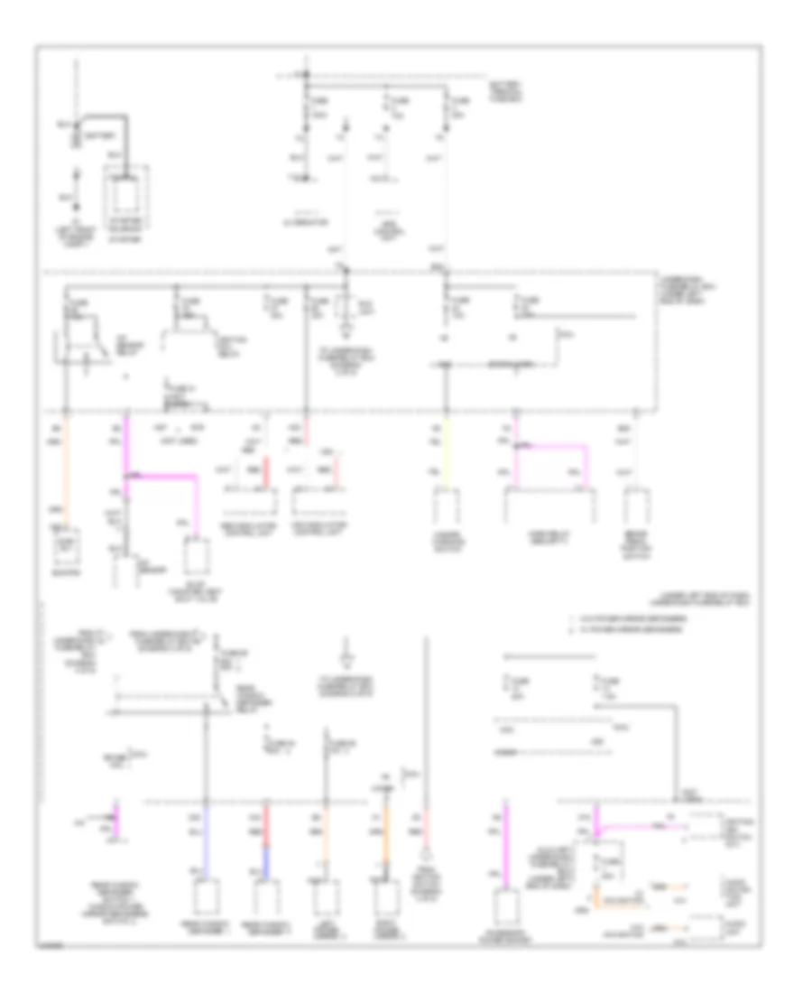 Power Distribution Wiring Diagram 1 of 5 for Honda Fit 2009