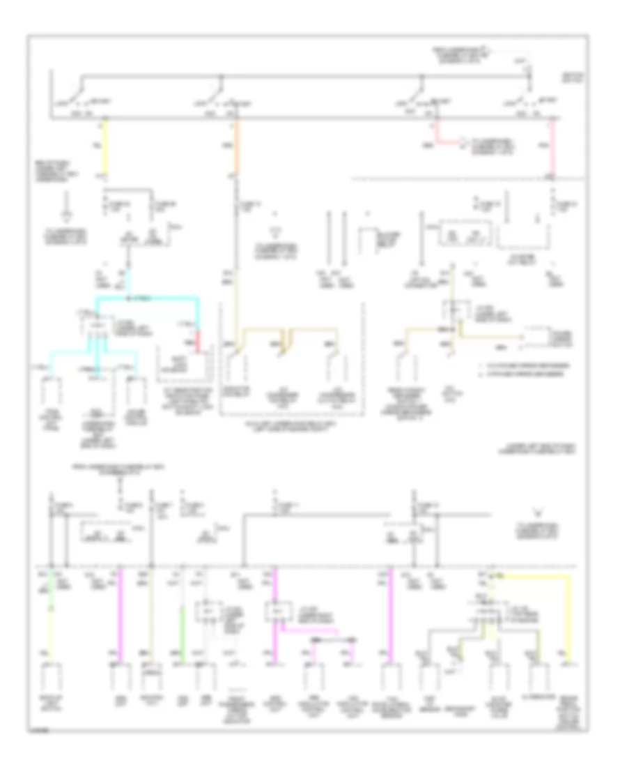 Power Distribution Wiring Diagram (4 of 5) for Honda Fit 2009