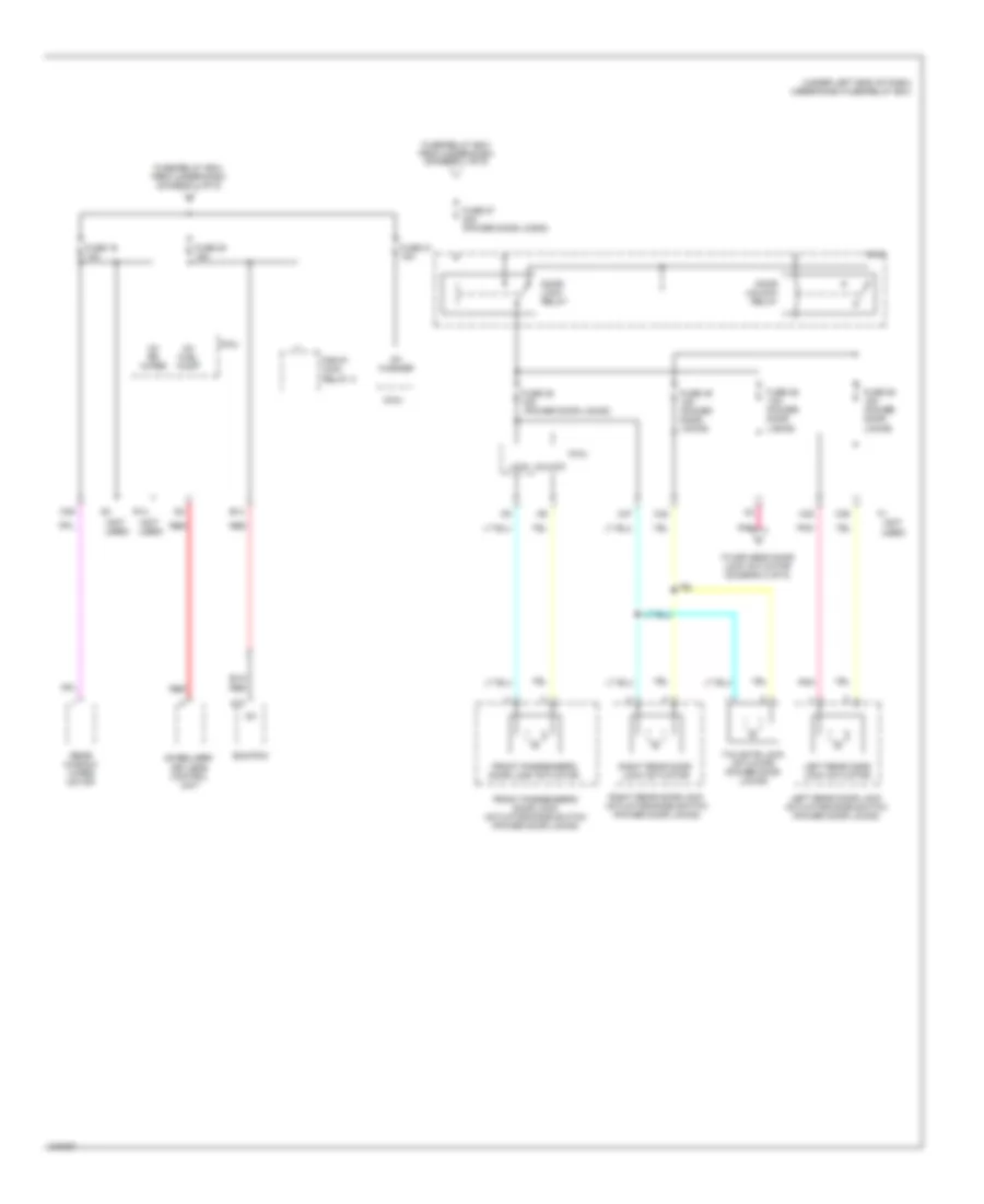 Power Distribution Wiring Diagram 5 of 5 for Honda Fit 2009