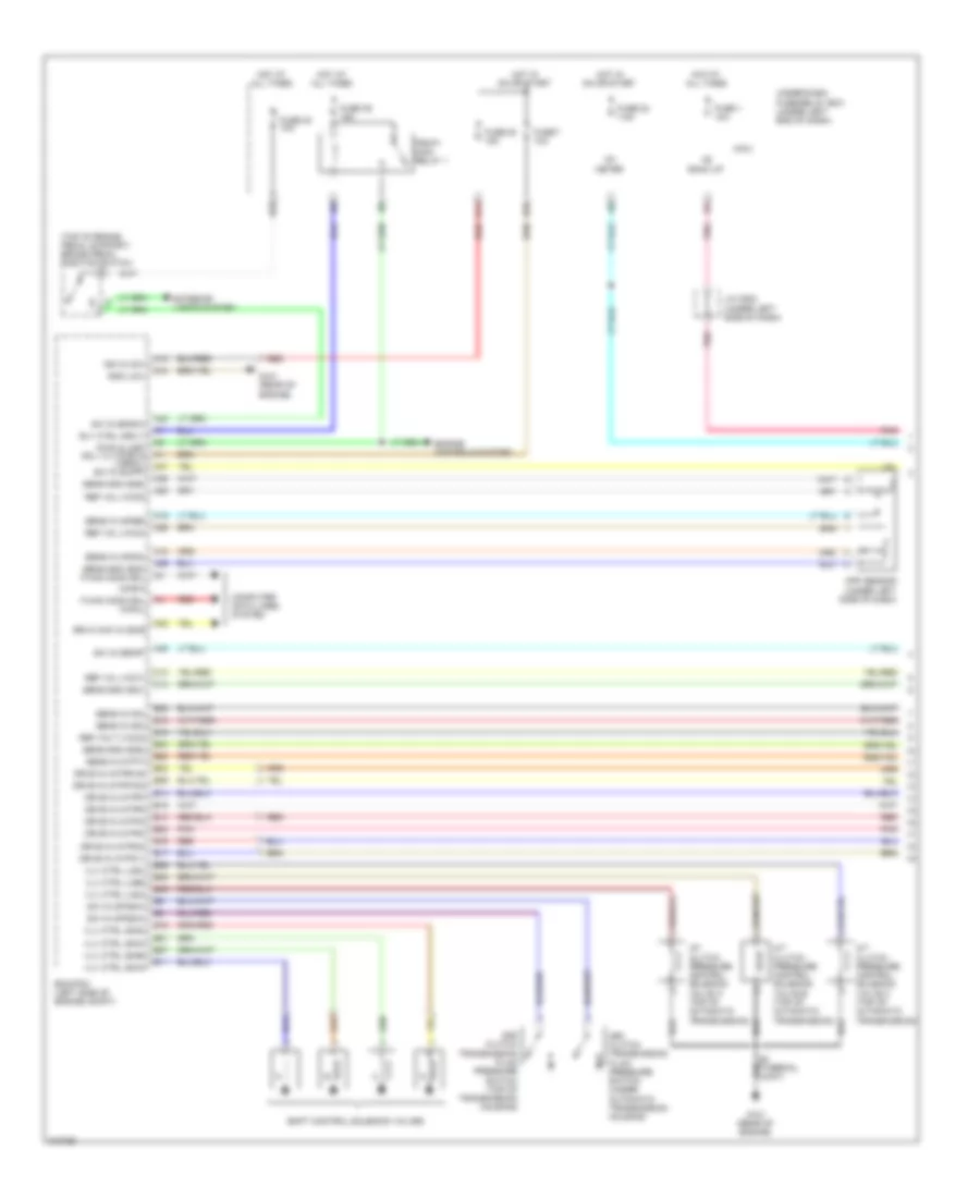 Transmission Wiring Diagram 1 of 2 for Honda Fit 2009