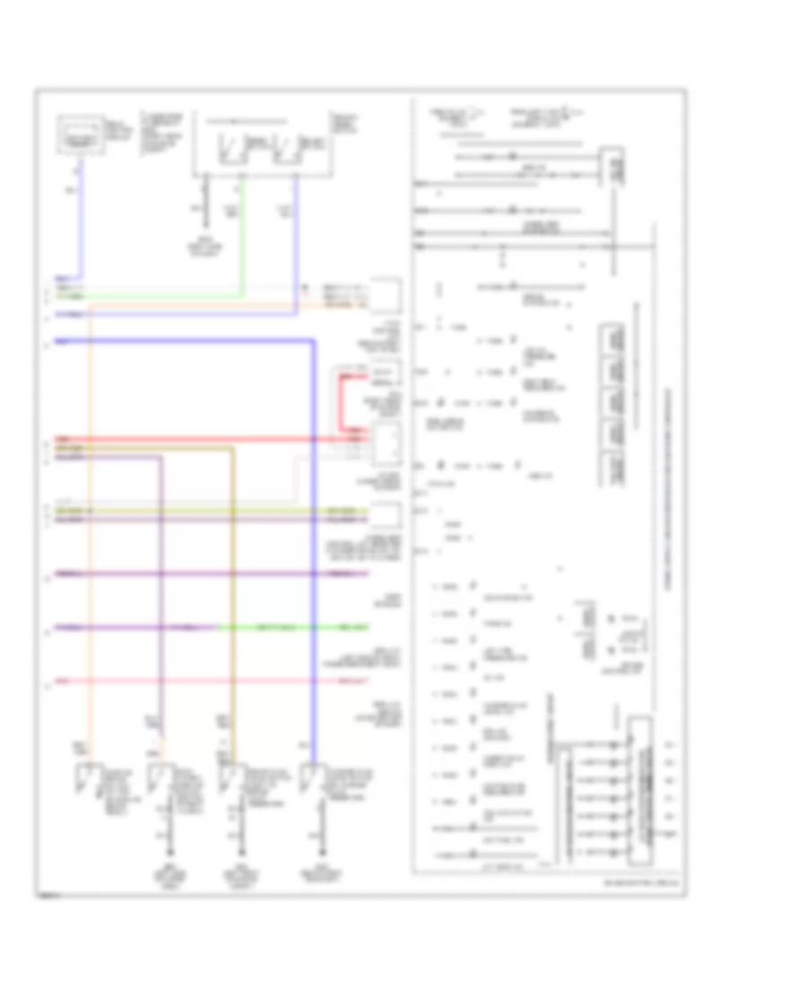 Instrument Cluster Wiring Diagram 2 of 2 for Honda Ridgeline RTL 2007