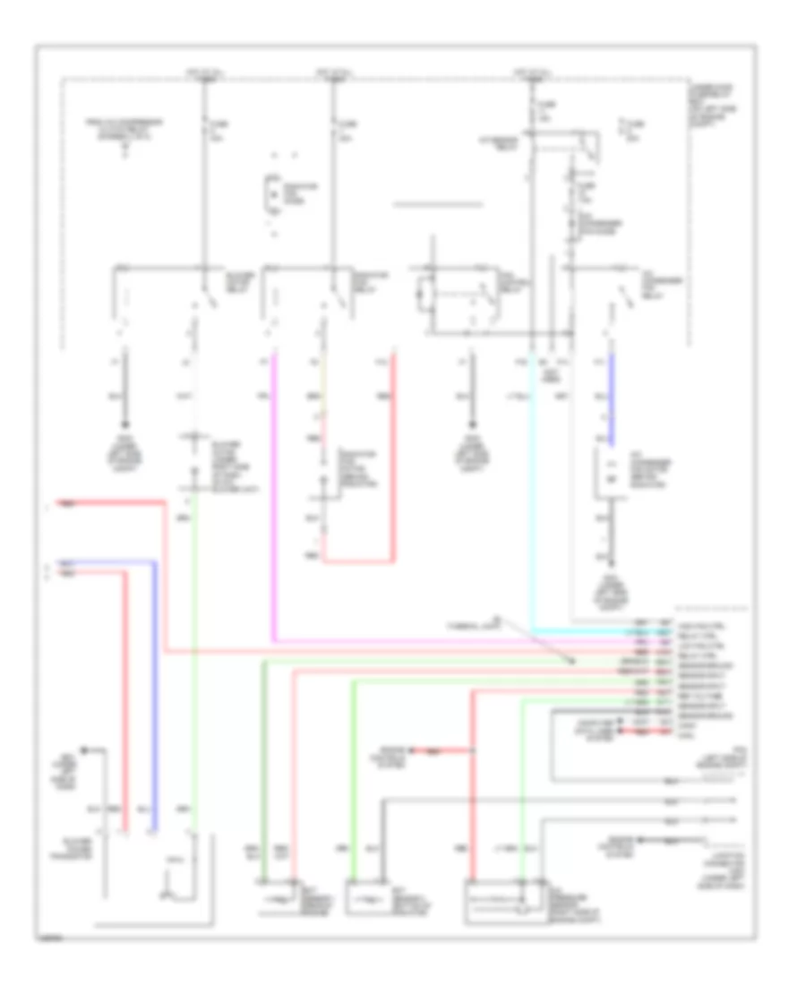 Manual A C Wiring Diagram 2 of 2 for Honda CR V EX 2011