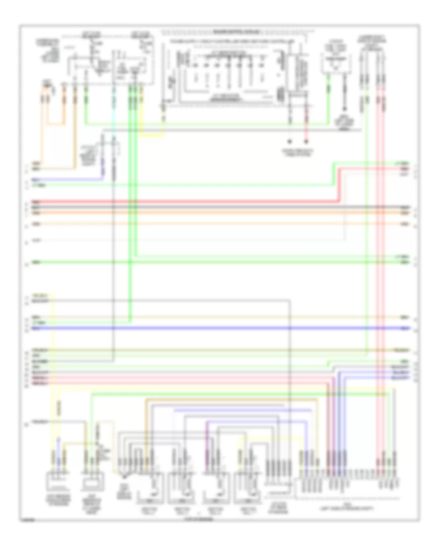 2.4L, Engine Performance Wiring Diagram (2 of 5) for Honda CR-V EX 2011