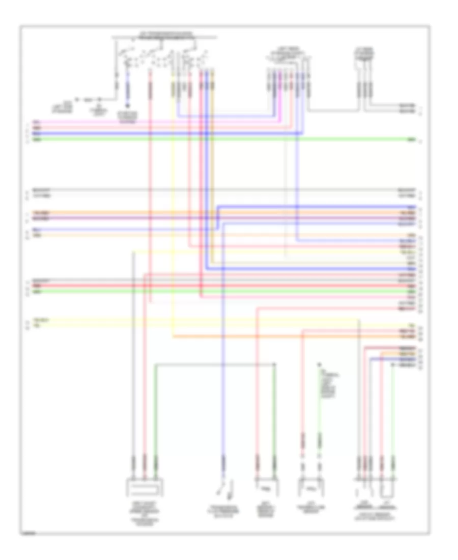 2.4L, Engine Performance Wiring Diagram (4 of 5) for Honda CR-V EX 2011