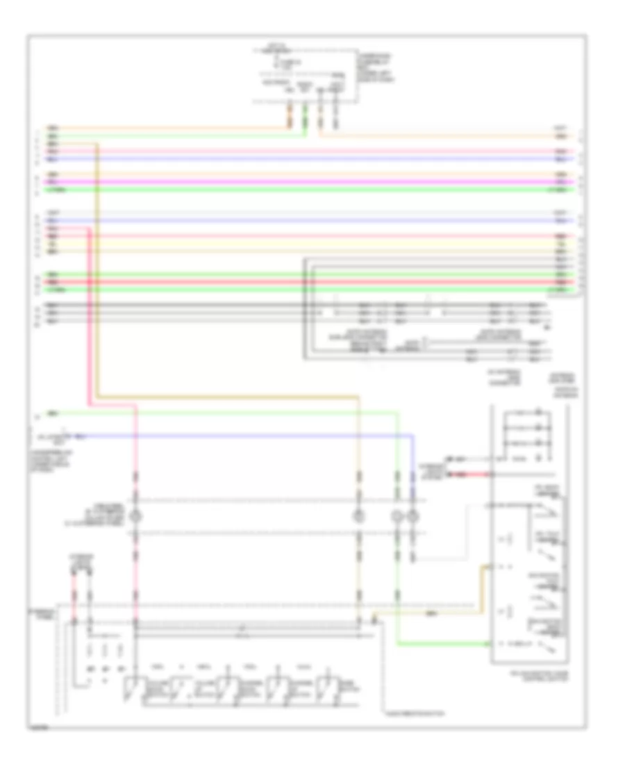 Navigation Wiring Diagram 2 of 4 for Honda CR V EX 2011