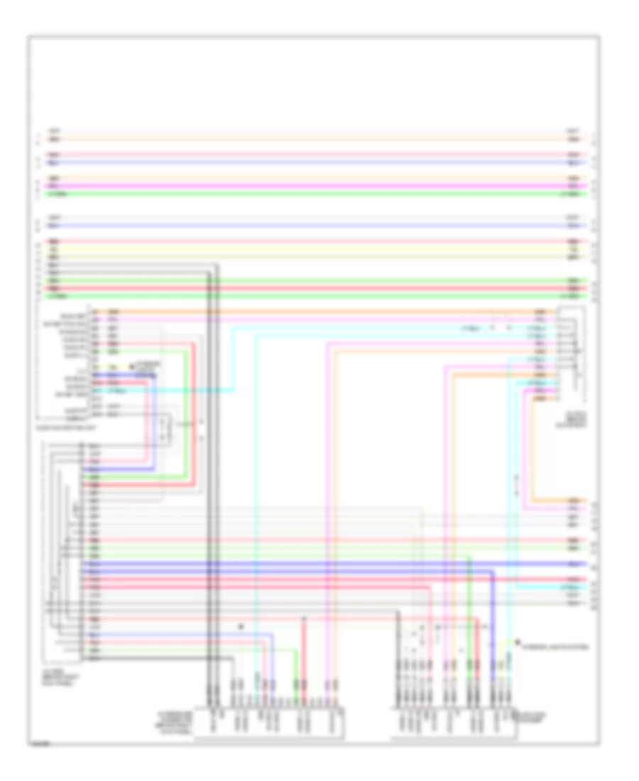 Navigation Wiring Diagram 3 of 4 for Honda CR V EX 2011