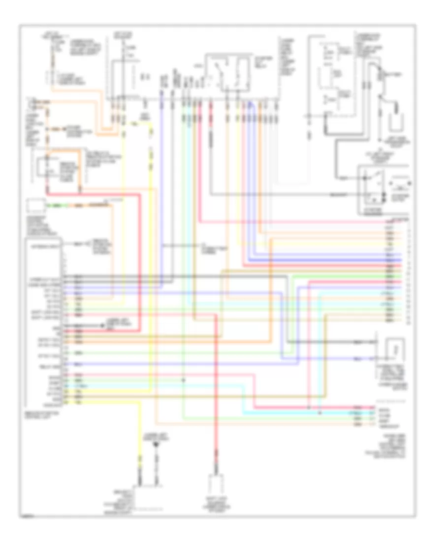 Remote Starting Wiring Diagram (1 of 2) for Honda CR-V EX 2011