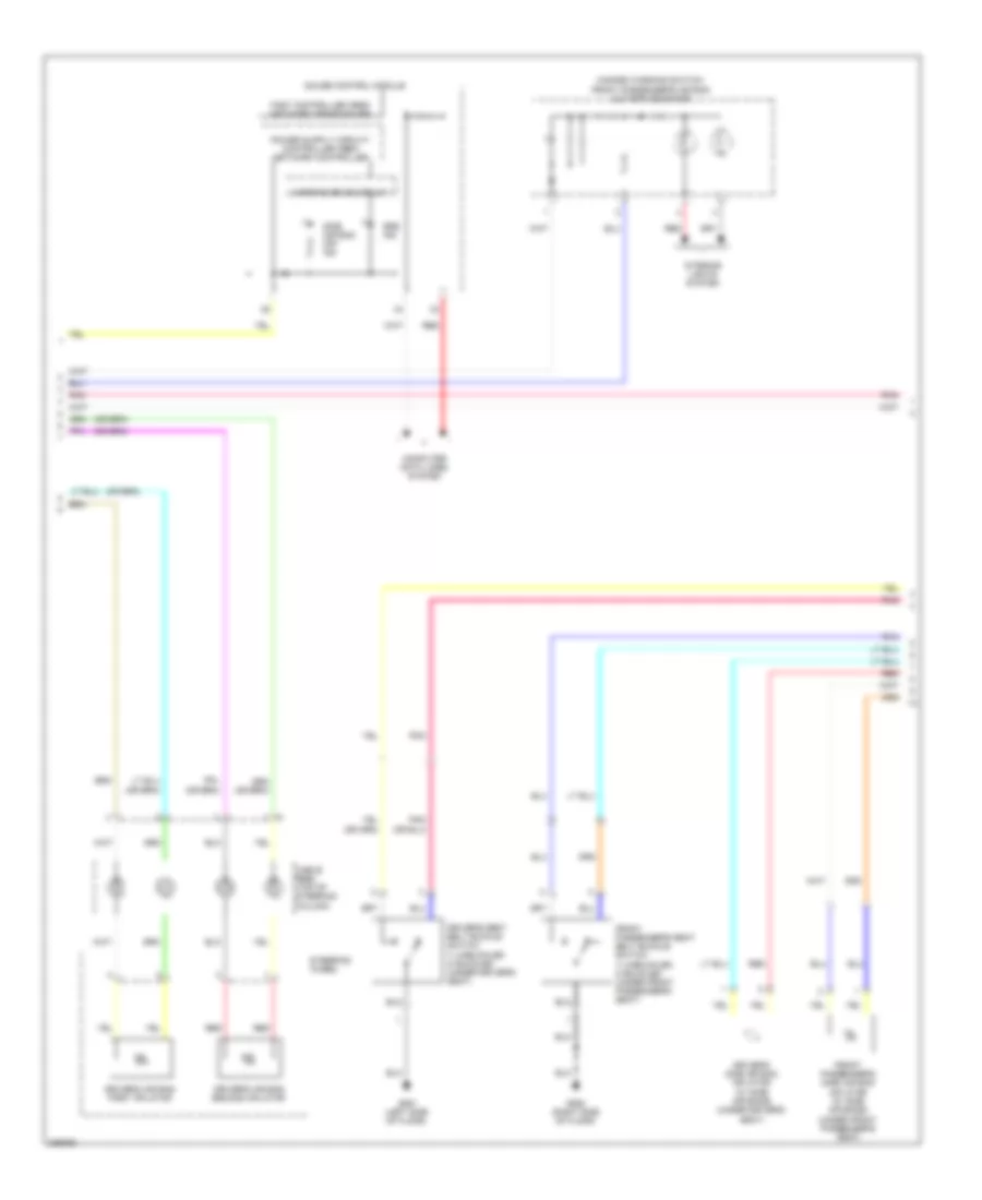 Supplemental Restraints Wiring Diagram (2 of 4) for Honda CR-V EX 2011