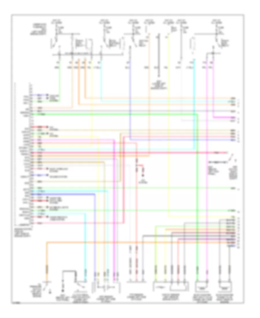 1.8L, Engine Performance Wiring Diagram (1 of 5) for Honda Civic LX 2006