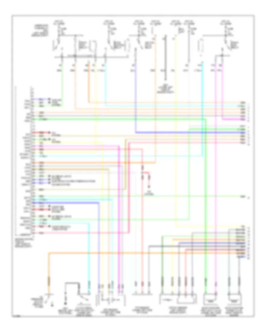 2.0L, Engine Performance Wiring Diagram (1 of 3) for Honda Civic LX 2006