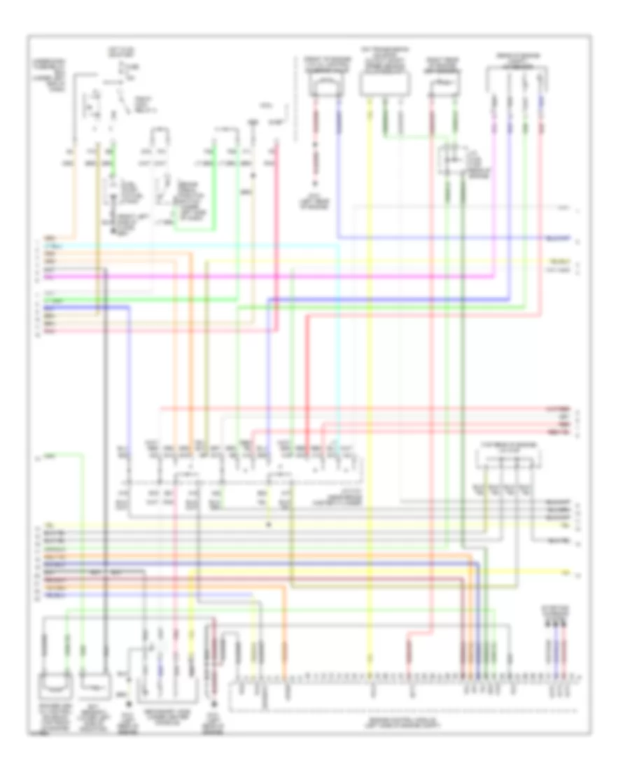 2.0L, Engine Performance Wiring Diagram (2 of 3) for Honda Civic LX 2006
