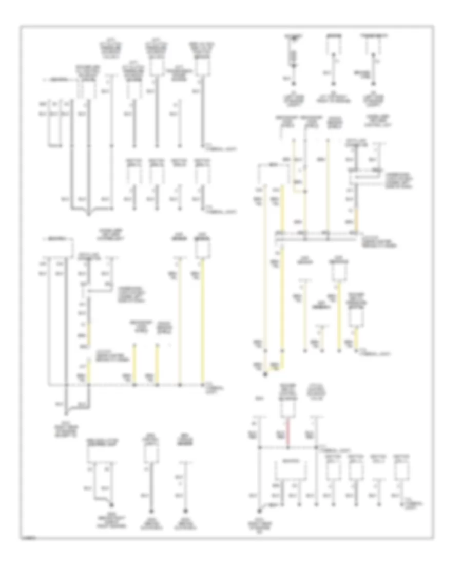 Ground Distribution Wiring Diagram Except Hybrid 1 of 3 for Honda Civic LX 2006