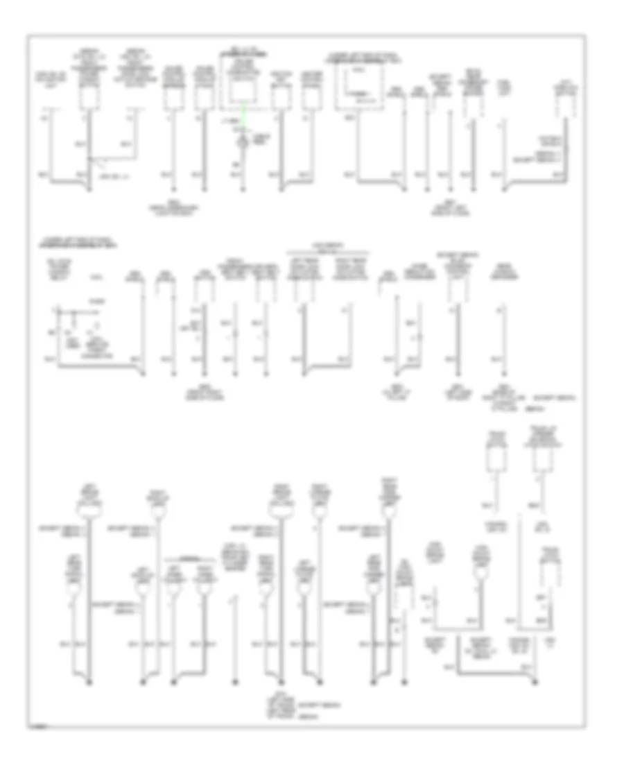 Ground Distribution Wiring Diagram Except Hybrid 3 of 3 for Honda Civic LX 2006