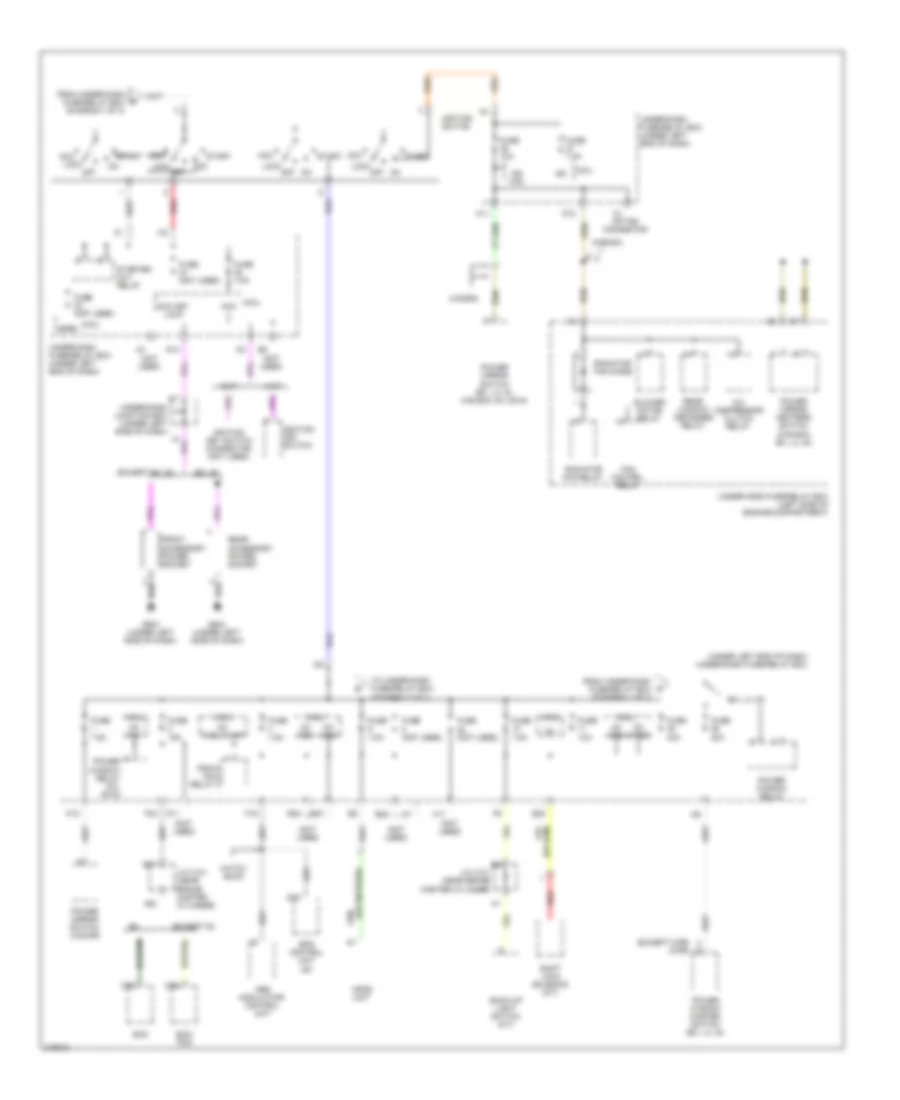 Power Distribution Wiring Diagram Except Hybrid 2 of 3 for Honda Civic LX 2006