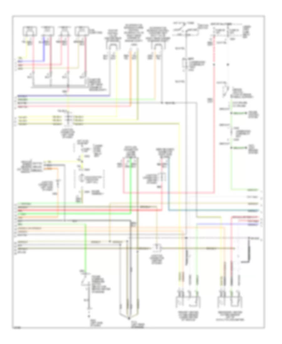 2.2L, Engine Performance Wiring Diagrams, USA EX  Canada EX-R (2 of 3) for Honda Accord DX 1996