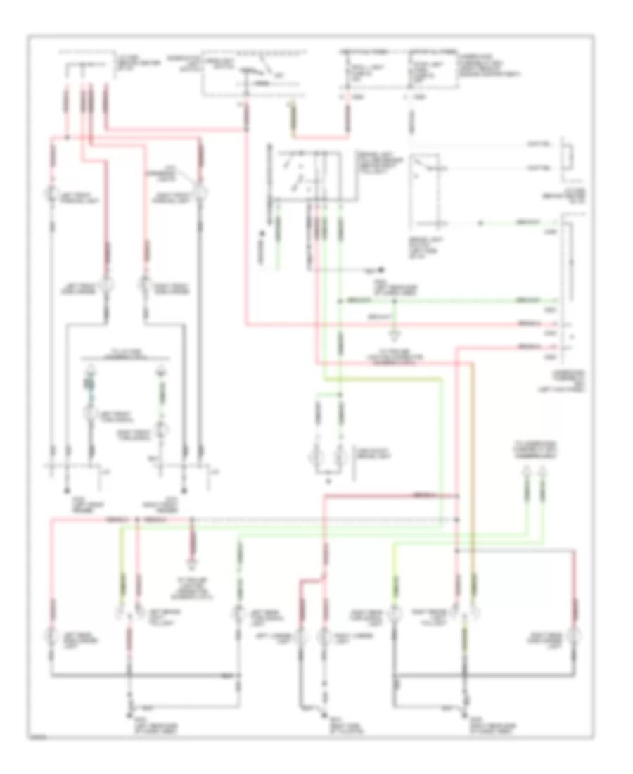 Exterior Light Wiring Diagram, Wagon (1 of 2) for Honda Accord DX 1996