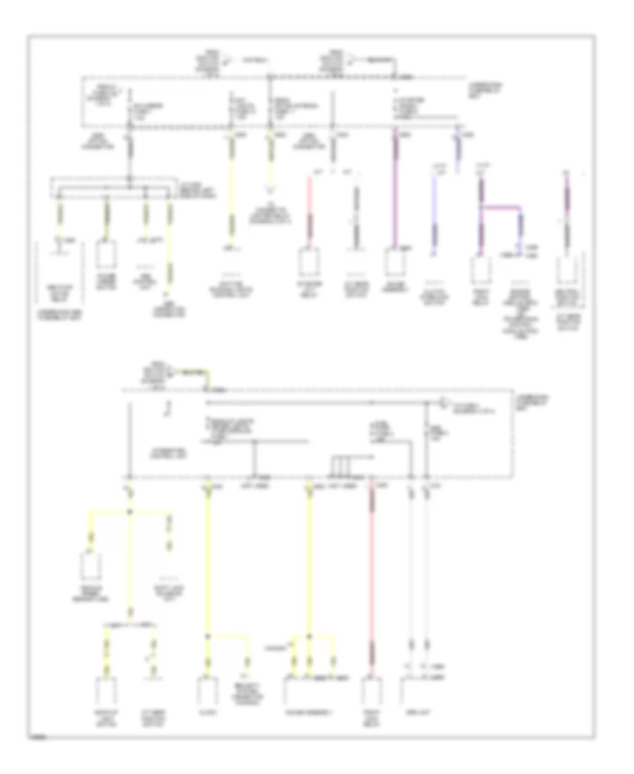 Power Distribution Wiring Diagram (3 of 4) for Honda Accord DX 1996