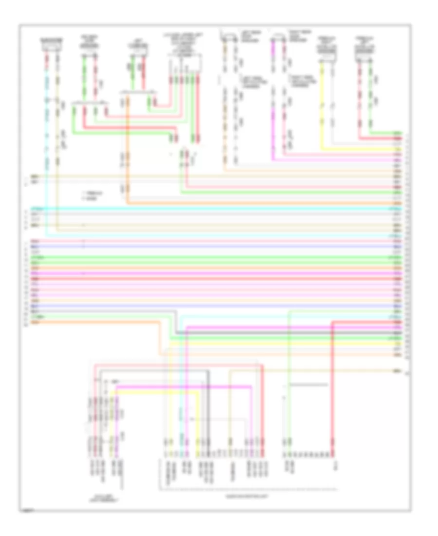 Navigation Wiring Diagram (3 of 7) for Honda Odyssey EX 2014