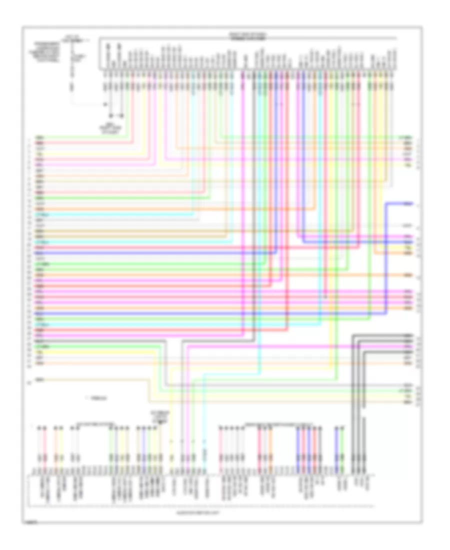Navigation Wiring Diagram (4 of 7) for Honda Odyssey EX 2014