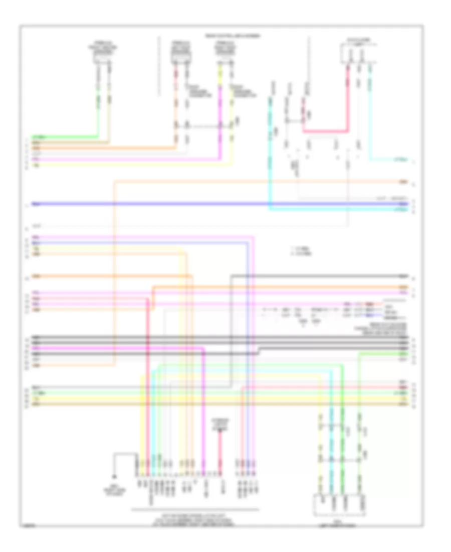 Navigation Wiring Diagram (5 of 7) for Honda Odyssey EX 2014