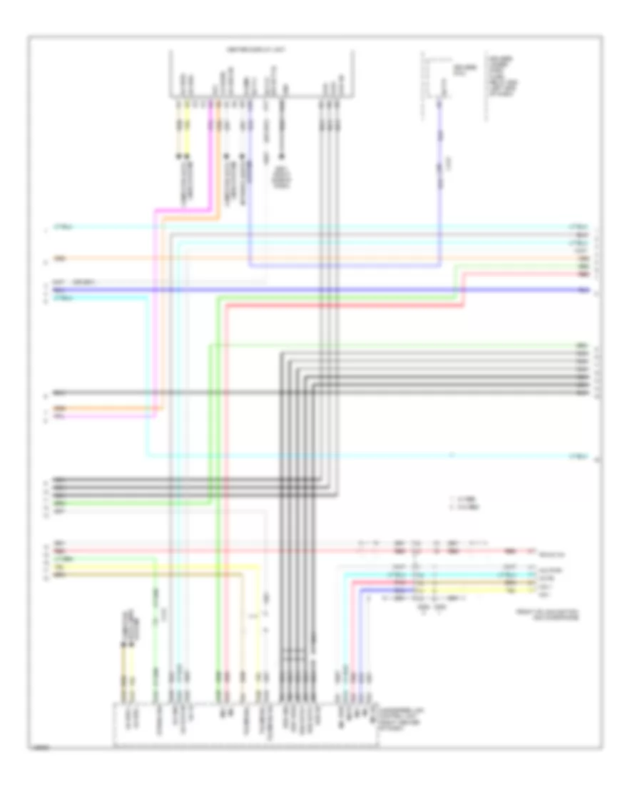 Navigation Wiring Diagram (6 of 7) for Honda Odyssey EX 2014