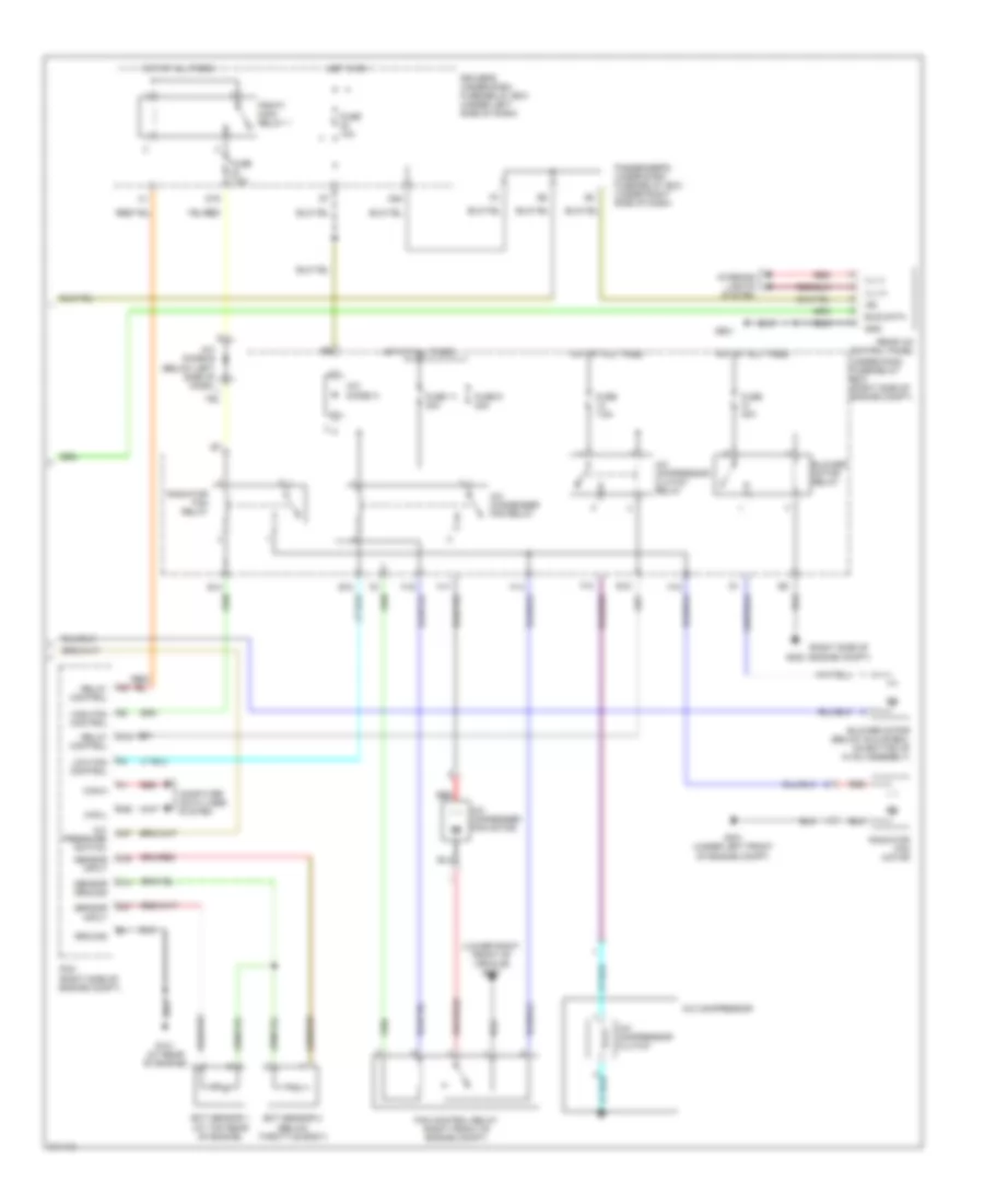 Manual AC Wiring Diagram, LX (2 of 2) for Honda Odyssey EX 2005