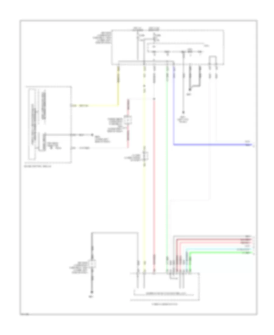 Headlights Wiring Diagram, Except Touring without DRL (1 of 2) for Honda Odyssey EX 2005