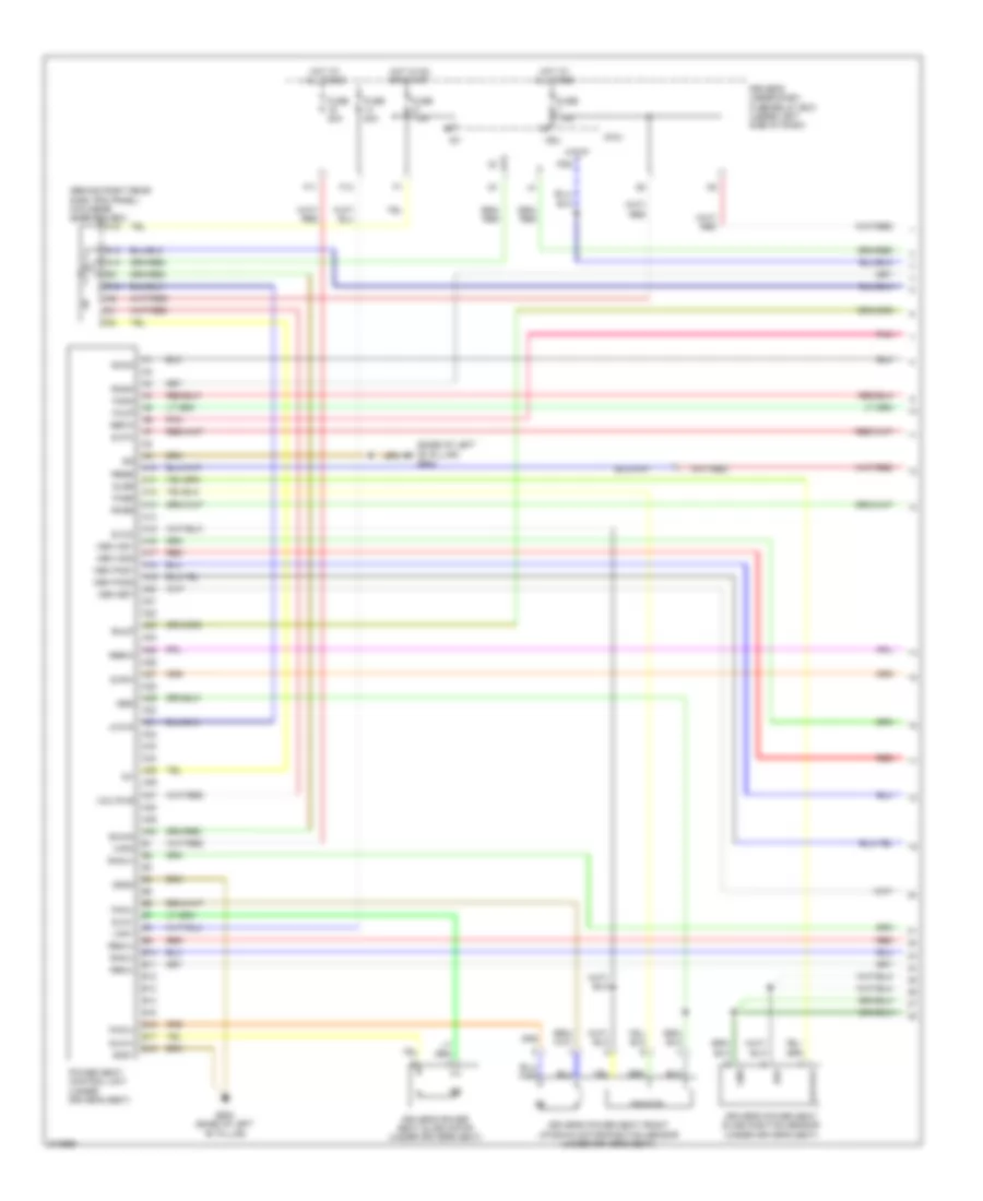 Memory Systems Wiring Diagram 1 of 2 for Honda Odyssey EX 2005