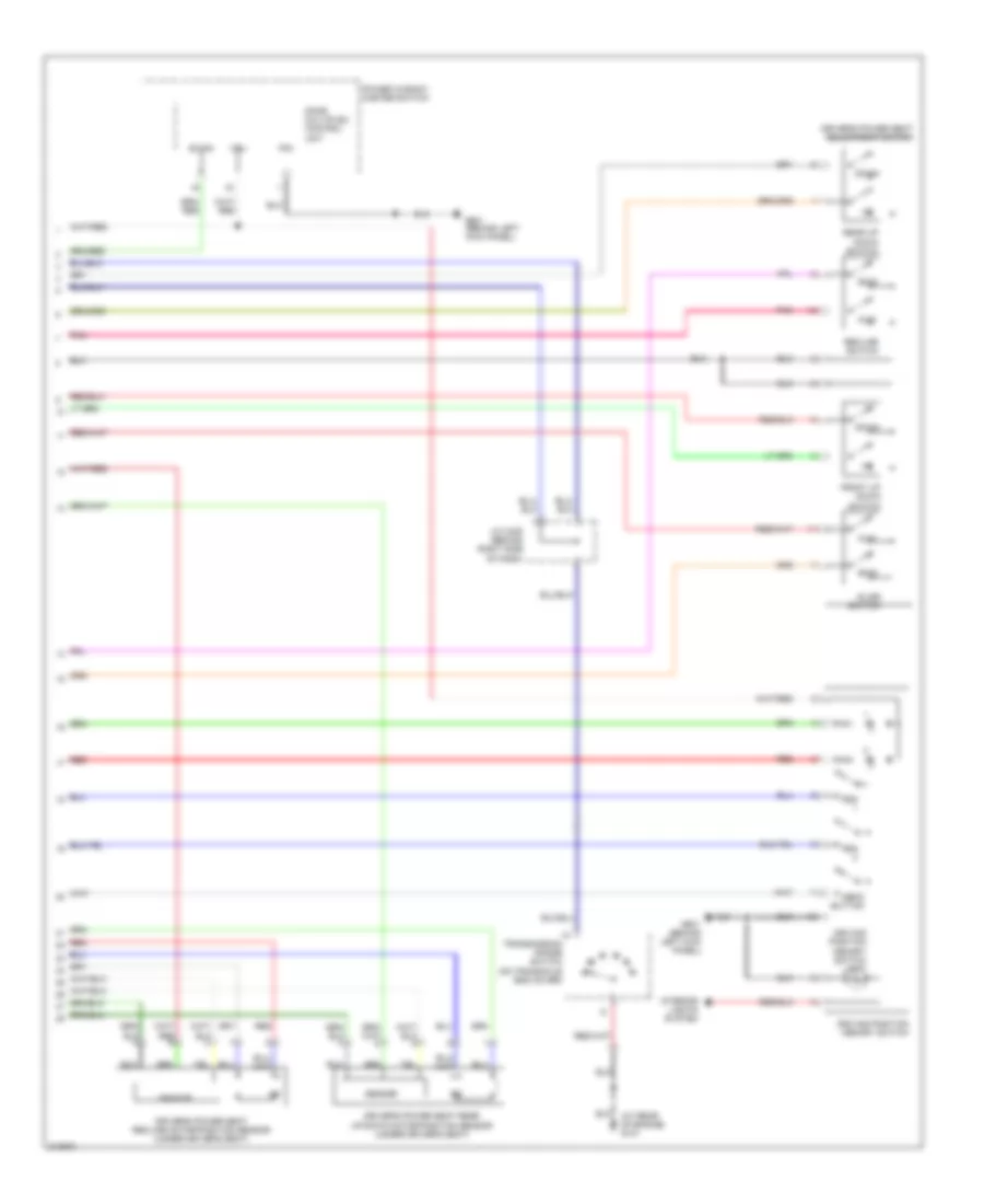 Memory Systems Wiring Diagram 2 of 2 for Honda Odyssey EX 2005