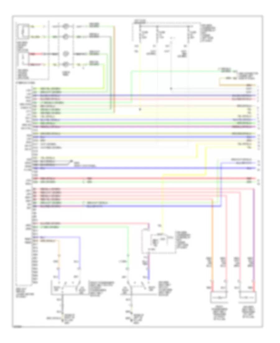 Supplemental Restraints Wiring Diagram 1 of 3 for Honda Odyssey EX 2005