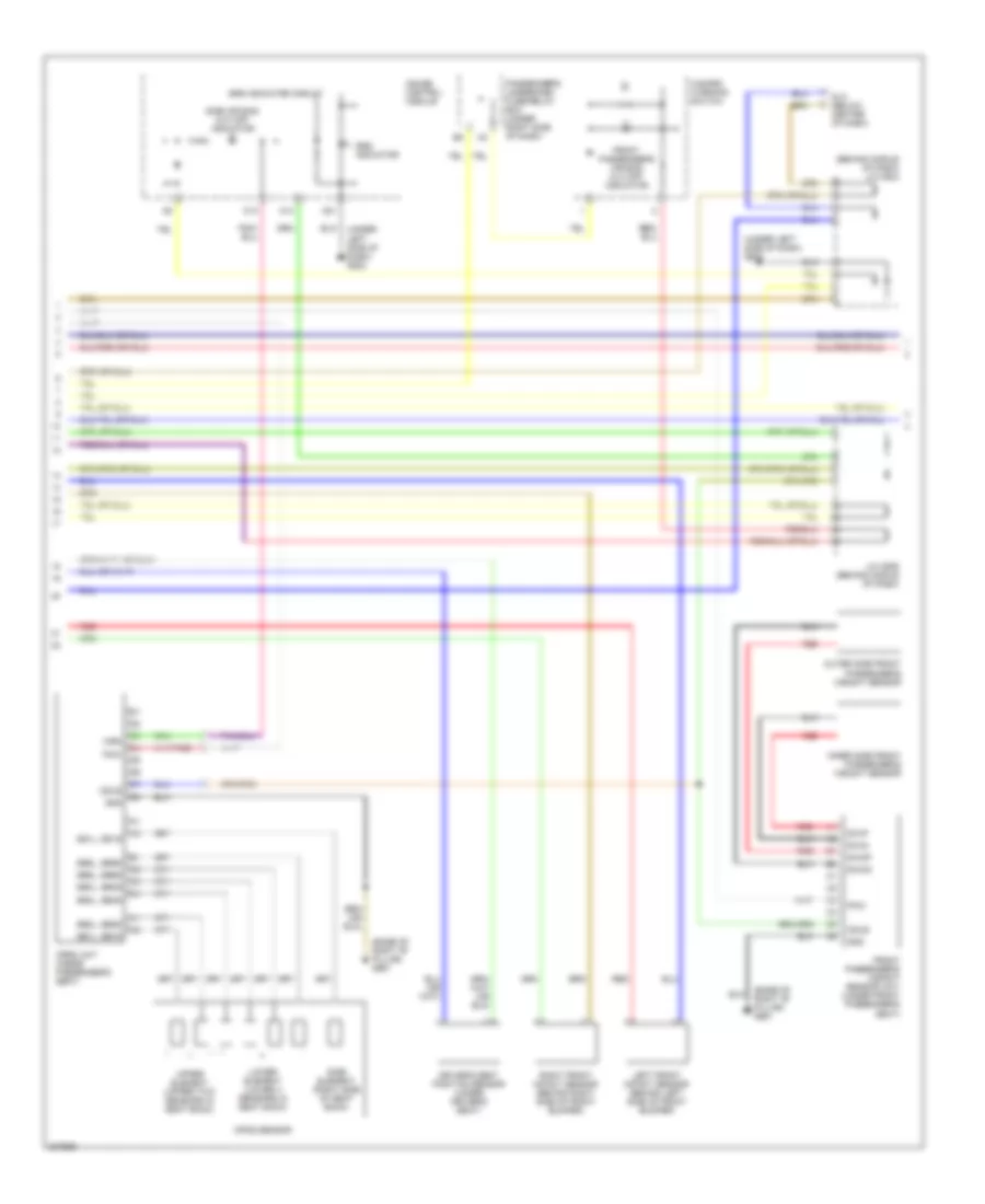 Supplemental Restraints Wiring Diagram (2 of 3) for Honda Odyssey EX 2005