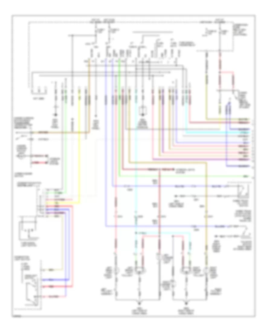 Exterior Lamps  Trailer Connector Wiring Diagram 1 of 3 for Honda Ridgeline RTS 2012