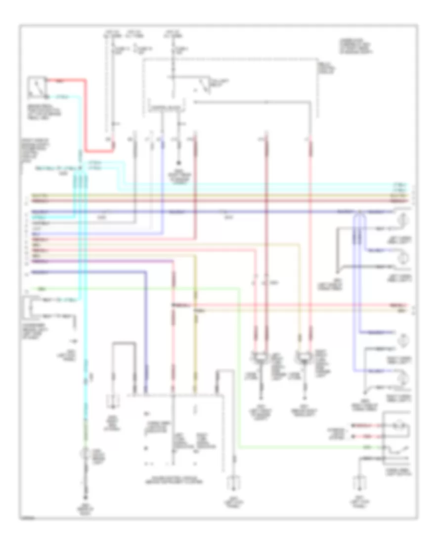 Exterior Lamps  Trailer Connector Wiring Diagram 2 of 3 for Honda Ridgeline RTS 2012