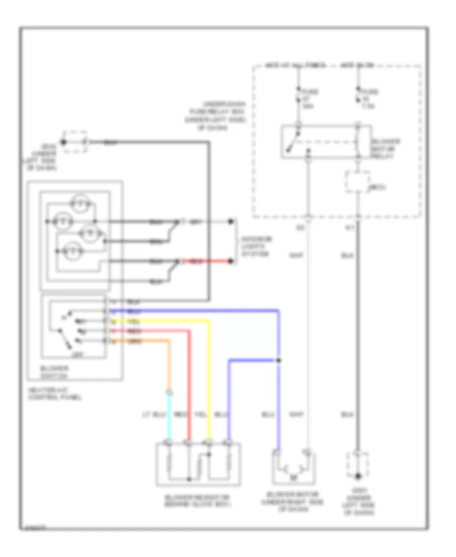 Heater Wiring Diagram for Honda Fit Sport 2009