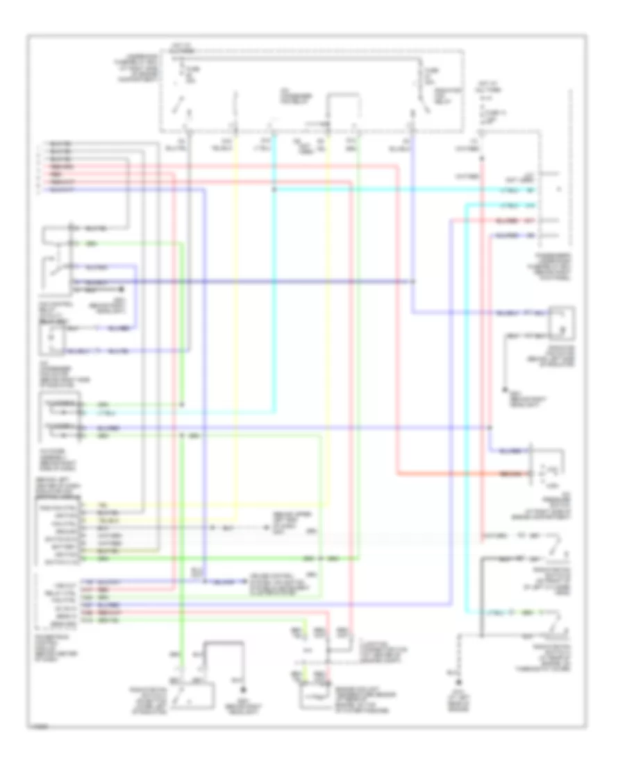 Automatic A C Wiring Diagram 3 of 3 for Honda Pilot LX 2003