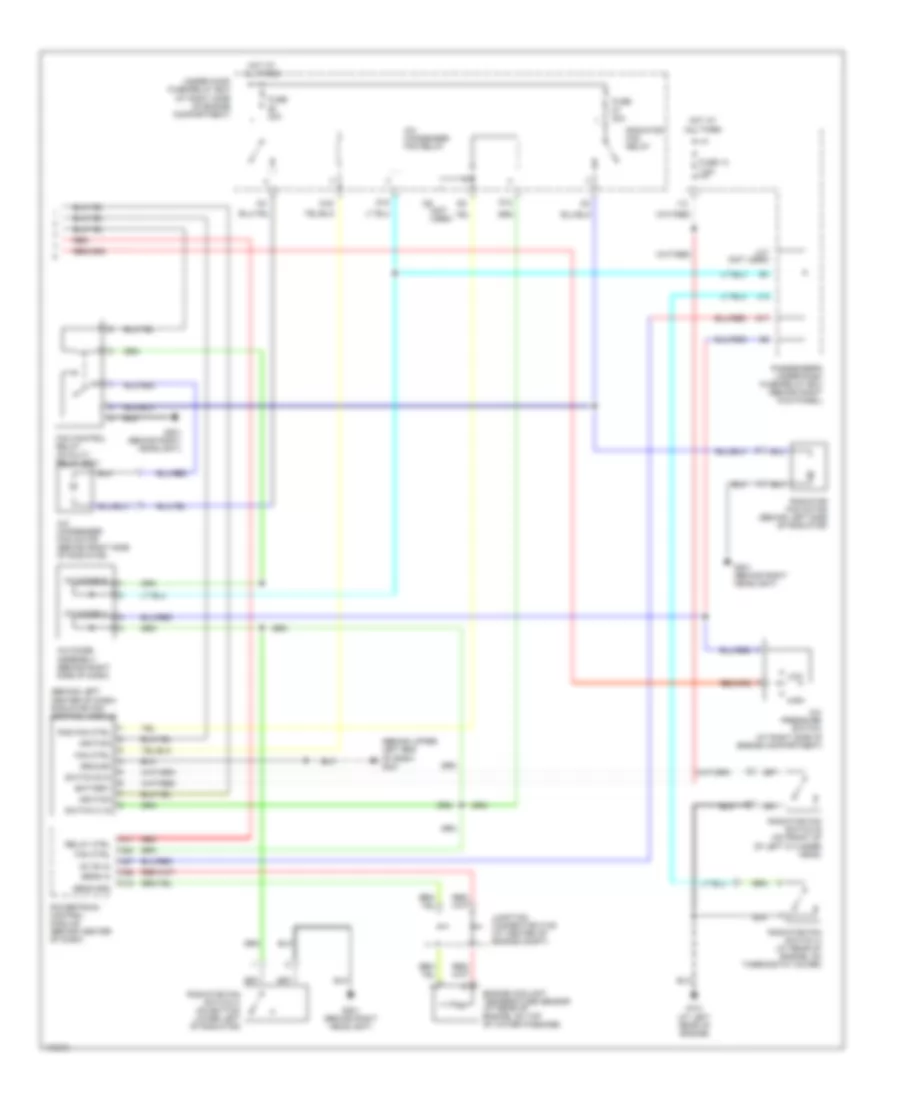 Manual A C Wiring Diagram 2 of 2 for Honda Pilot LX 2003