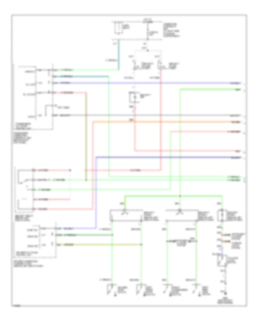 Forced Entry Wiring Diagram LX 1 of 2 for Honda Pilot LX 2003