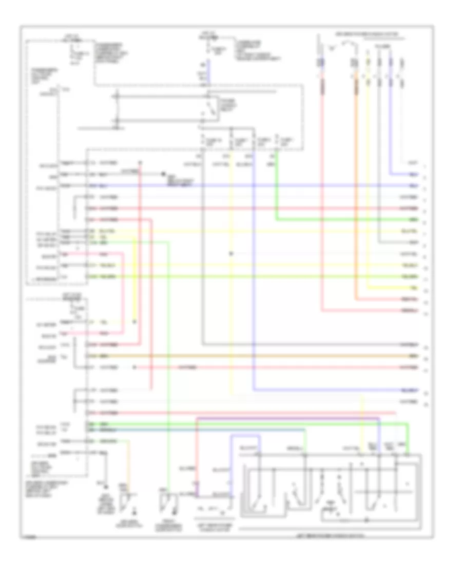 Power Windows Wiring Diagram 1 of 2 for Honda Pilot LX 2003