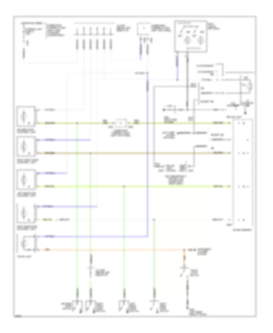 Courtesy Lamps Wiring Diagram Coupe  Sedan for Honda Accord LX 1996
