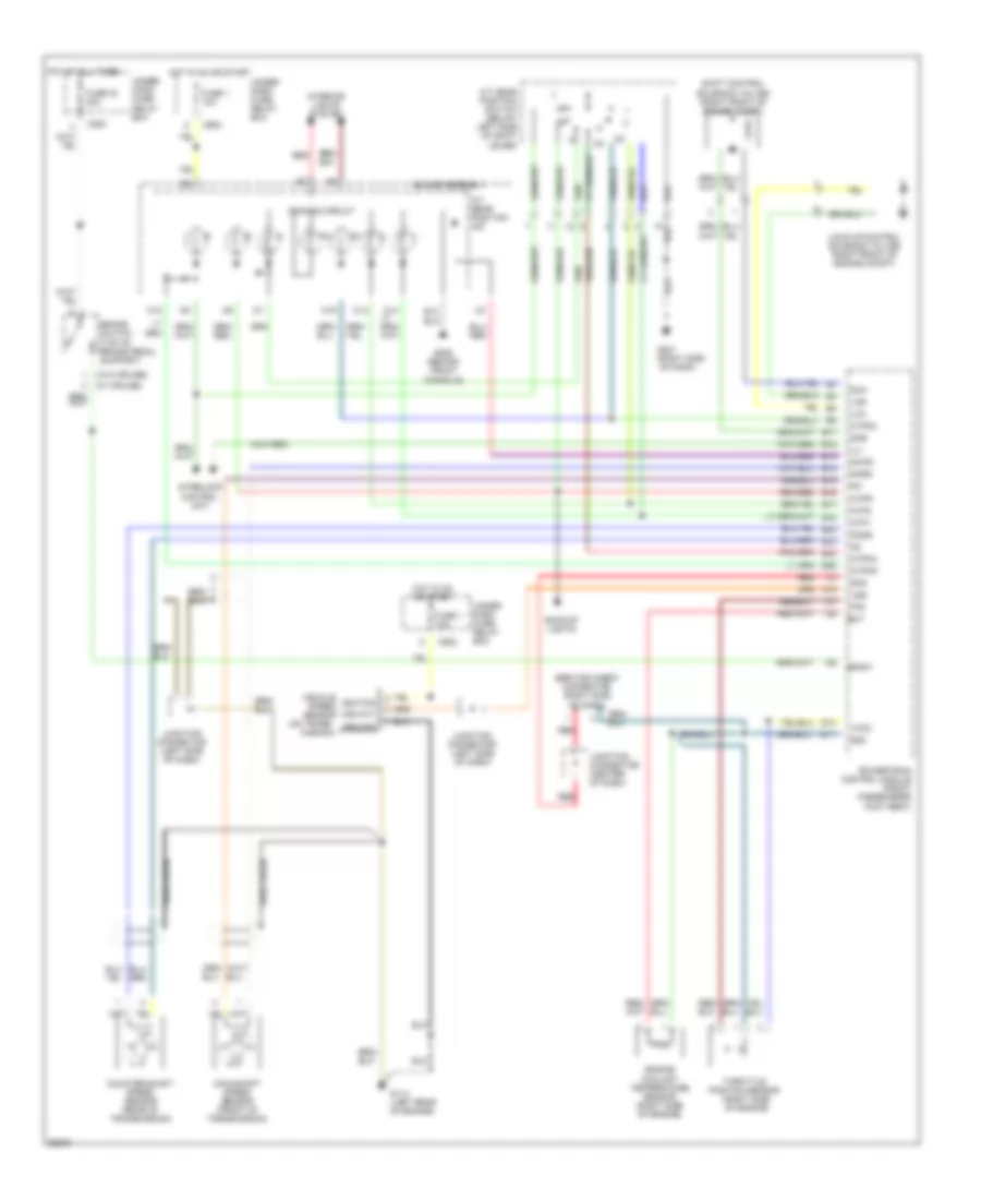 2 2L Transmission Wiring Diagram for Honda Accord LX 1996
